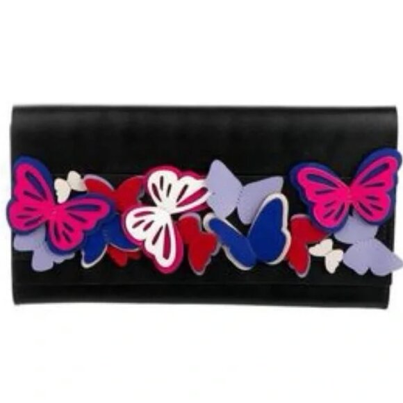 Kate spade Show Your True Colors Butterfly Clutch wallet purse *PLEASE READ* - Picture 1 of 7